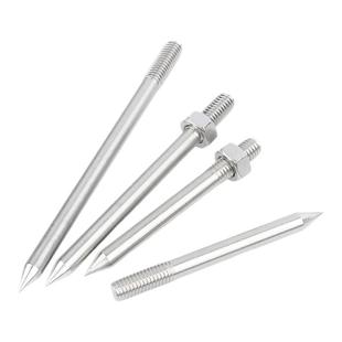 固万基304/201不锈钢管卡钉子抱箍钉PVC管箍墙钉吊杆加长螺杆卡箍