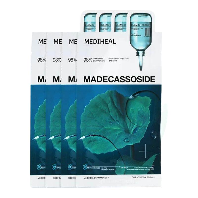 联名！韩国美迪惠尔mediheal积雪草茶树胶原蛋白舒缓补水保湿面膜