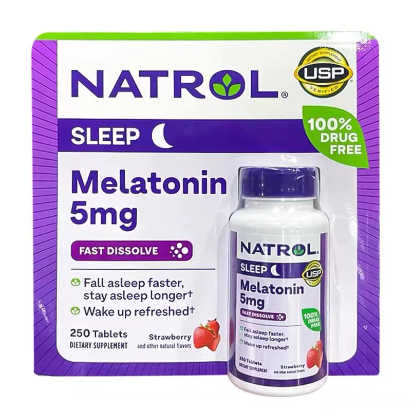 NatrolMelatonin褪黑素深度睡眠
