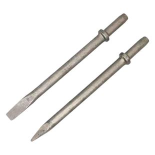 G10风镐钎镐头凿岩破碎气镐钎气动破桩簪子尖头扁头钢钎G1215镐钎