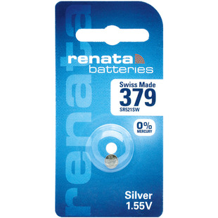 Renata瑞士进口379手表电池SR521SW原装纽扣通用AG0纽扣小电子