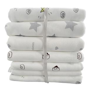 a类宝宝布料婴儿纯棉棉布精梳棉针织diy衣服儿童面料床品喵爸喵妈