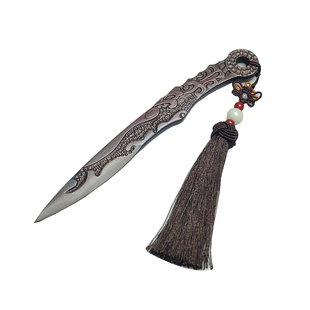 龙泉百炼钢陈阿金高徒江龙茶刀茶针茶锥纯手工普洱开茶刀茶具配件