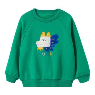 歌瑞家儿童卫衣男女童加绒打底衫2025春季新款圣诞款A类上衣乐友