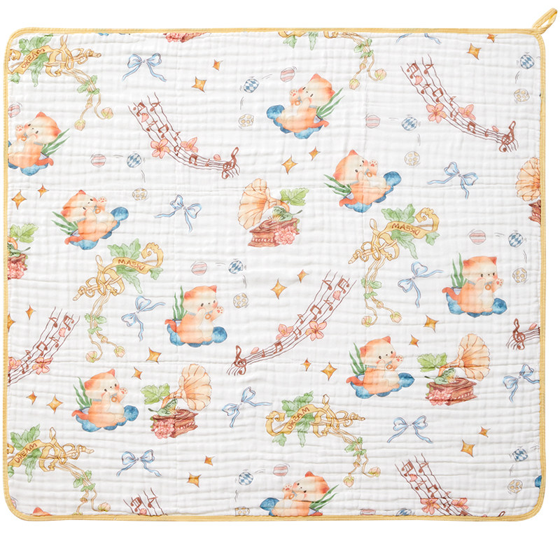 十月结晶婴儿浴巾纯棉纱布初生新生儿全棉吸水宝宝儿童大毛巾A类