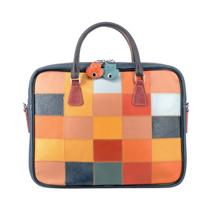 小圆象头层牛皮公文包真皮电脑包笔记本包平板包手提包时尚活力