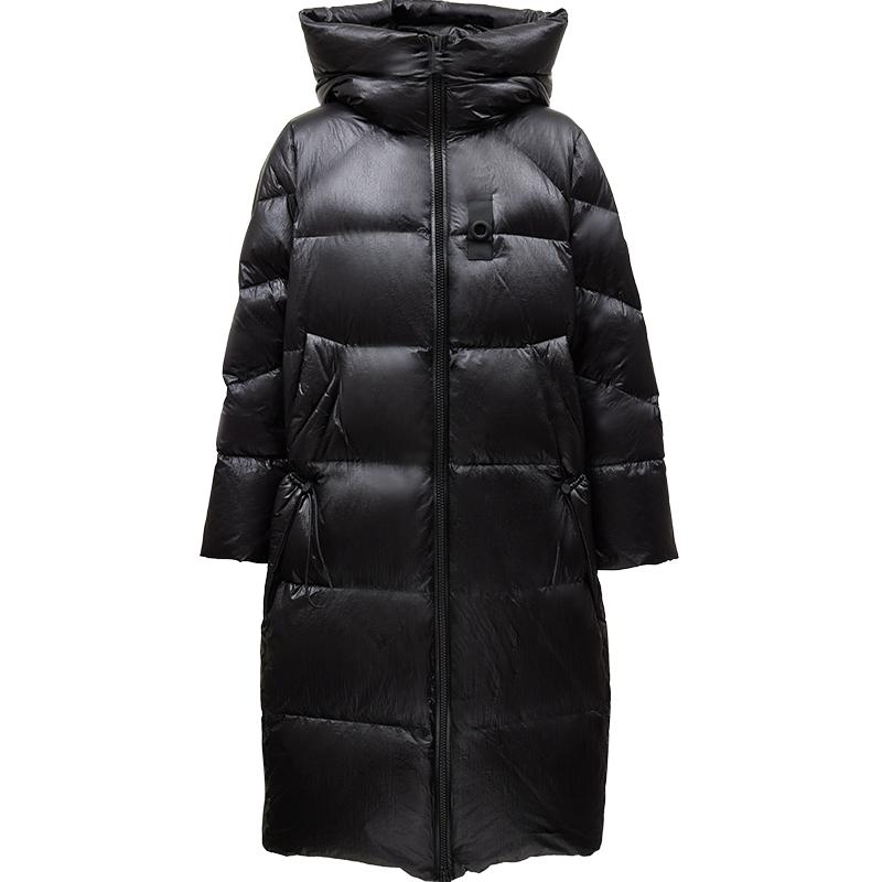 ONLY保暖蓄热连帽长款羽绒服