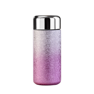 银杯子999纯银内胆保温杯雪花银杯迷你小杯子便携足银水杯女送礼