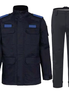 勤务春秋执勤作训服套装高含棉