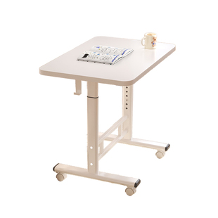 可升降学习桌床边桌儿童家用阅读桌学生可移动简易书桌家用小课桌卧室女生小户型写字桌子电脑桌沙发边几桌子