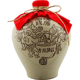 正品古川58度烧房原浆2.5L大坛装浓香四川坛装白酒高度白酒粮食酒