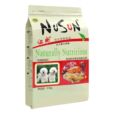 比熊狗粮专用20斤成犬美毛轻泪痕