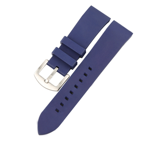 耐磨氟橡胶表带适配潜水水鬼加厚华为GT2 24 22 20MM男防水尘表链