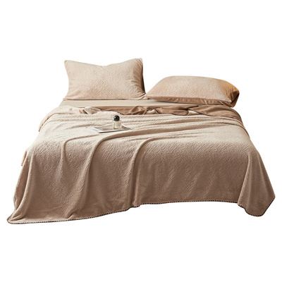 牛奶绒毛毯冬季加厚盖毯珊瑚绒