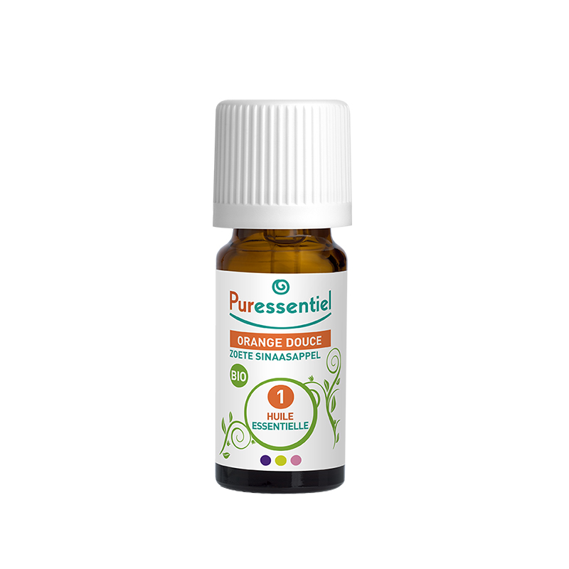 Puressentiel璞医香有机甜橙单方橘子精油柑橘安神香薰可食用zb
