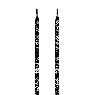 3m荧光夜光反光渐变腰果花鞋带绳af1aj1帆布鞋黑色白色男款女款鞋