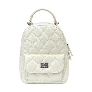 小瑞靓包 热带公路 水洗牛仔链条双肩包包女2025新款小香风小背包