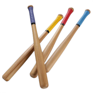 岑岑 实心榉木加厚防身车载棒球棒垒球棒实木硬木棒球棍杆 包邮