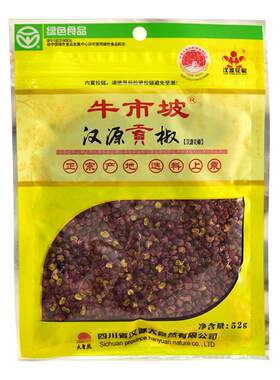 四川大自然牛市坡汉源52g麻椒卤