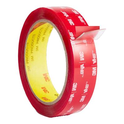 3m4910双面胶VHB强力双面胶 高粘度亚克力透明无痕耐高温纳米胶带