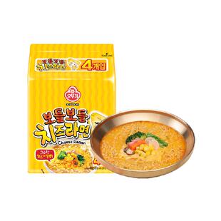 韩国进口不倒翁芝士拉面网红方便面泡面袋装方便速食食品
