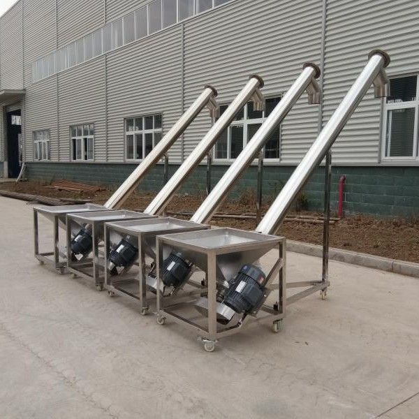 蛟龙螺旋上料机输送机 不锈钢螺旋提升机 面粉小麦粉提升机