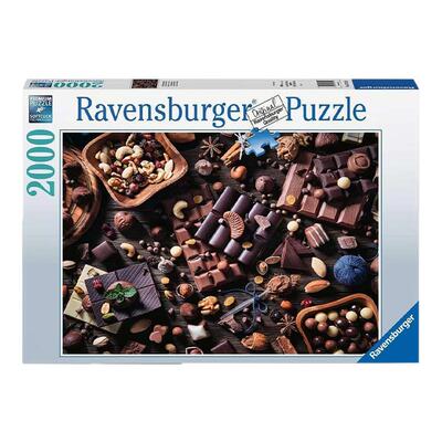Ravensburger巧克力焦糖拼图2000片成人益智解压玩具拼图