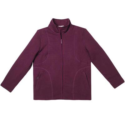 真彩羊毛内胆休闲开衫保暖外套