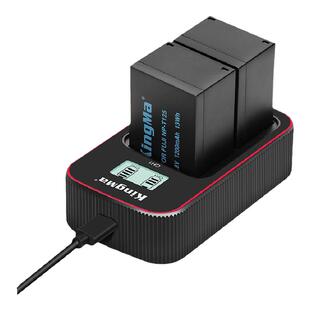 劲码适用富士GFX50S相机电池单反NP-T125电池充电器 GFX50R GFX100T TYPE-C快充非原装充电器中画幅座充配件