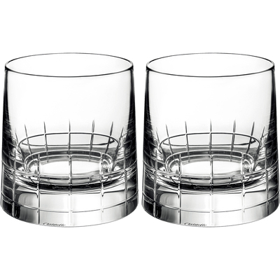 昆庭几何线威士忌杯水晶玻璃