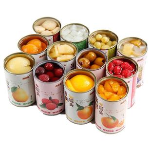 满意包糖水新鲜水果罐头425g*1罐黄桃12种多口味罐头