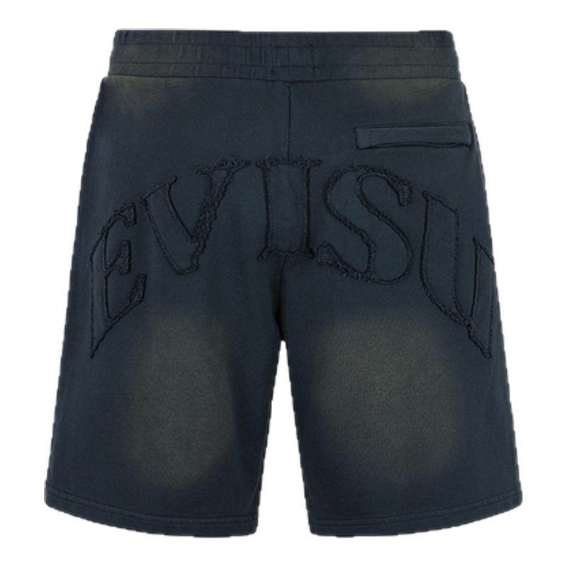 EVISU男士海鸥印花短卫裤