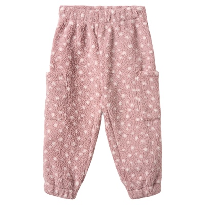 65Z Little现货 丹麦WHEAT FW25秋冬儿童泰迪绒长裤加厚保暖