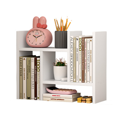 可伸缩书架桌面置物架简易书桌