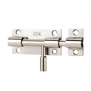 304不锈钢插销门锁扣木门窗卫生间防盗加厚门栓门扣明装插销左右