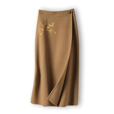 100%羊毛一片式半身裙