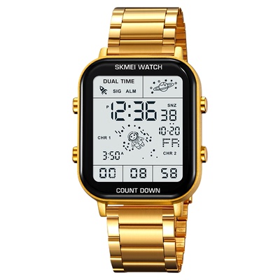 时刻美多功能防水秒表倒计时男表