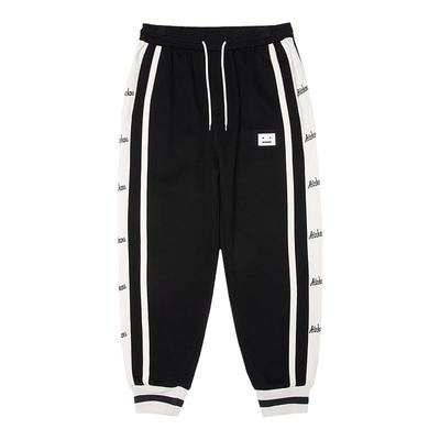 印花拼色休闲卫裤宽松约会运动