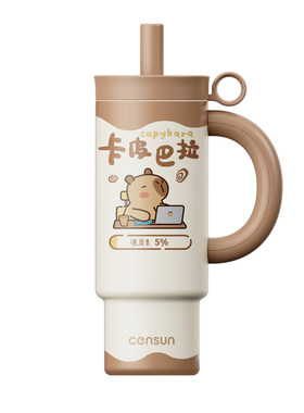 censun先行卡皮巴拉巨无霸吸管杯