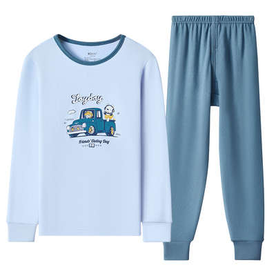 红豆儿童内衣纯棉秋衣秋裤男童