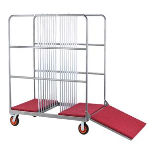 酒店餐厅专用手推玻璃转盘车收集运送存放10格烤漆加厚酒楼工具车