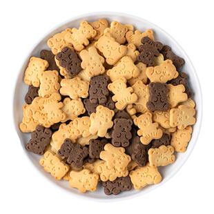 网红happy小熊小兔饼干蛋糕装饰热奶宝奶茶店小料配料甜品台装扮