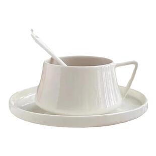 高颜值骨瓷中古咖啡杯子法式陶瓷高档下午茶女士精致拿铁杯碟套装