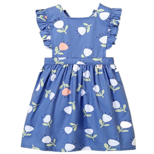 防水无袖透气衣儿童纯棉秋冬罩衫围裙幼儿园宝宝贝画画罩衣吃饭衣