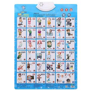 儿童早教有声挂图乐乐鱼益智凹凸看图识字卡发声语音宝宝启蒙幼儿