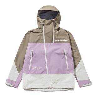 phenix菲尼克斯SP27拼色冲锋衣女款户外防水防风运动硬壳登山外套