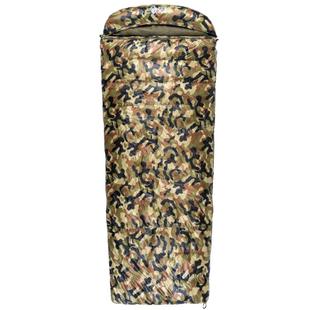 黑冰彩蝶系列户外便携式精致露营单人可拼接式羽绒睡袋成人信封式