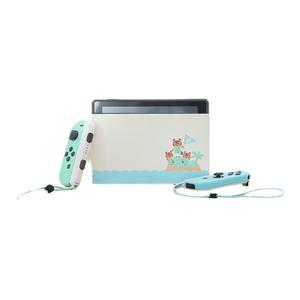 任天堂Switch动物之森限定版主机  NS续航加强版电视港日版游戏机