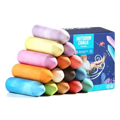 美乐童年户外彩色粉笔安全无毒