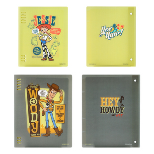 【迪士尼玩具总动员系列】日本kokuyo国誉八孔活页本可拆卸A5横线不易硌手笔记本B5大学生考研线圈本